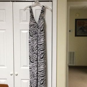 Zebra long dress